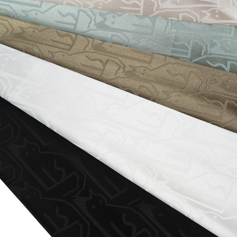 75D Streç Saten Düzensiz Kedi Kafaları