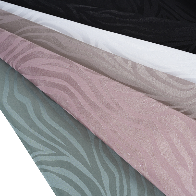 75D*150D+40D Streç Saten Zebra Jakarlı