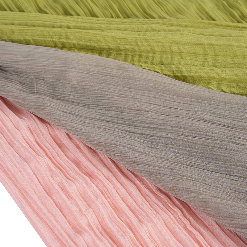 75d Şifon Krep Pileli Kumaşlar