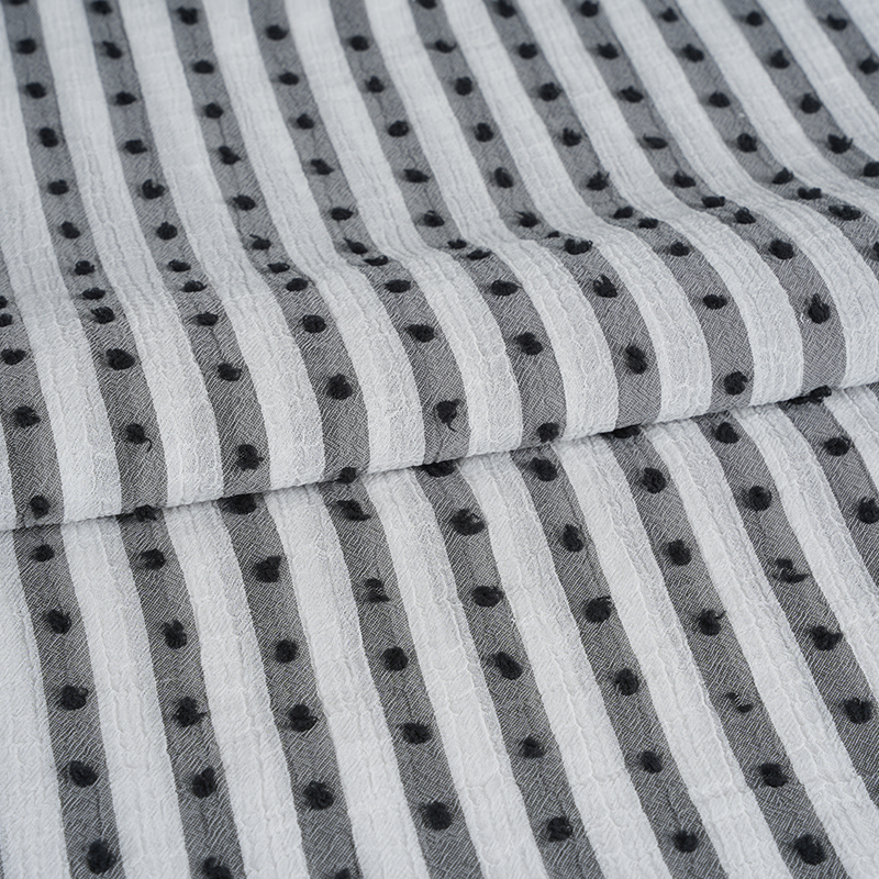 75D Katyonik Nano Krep Şerit Baskı Kumaş