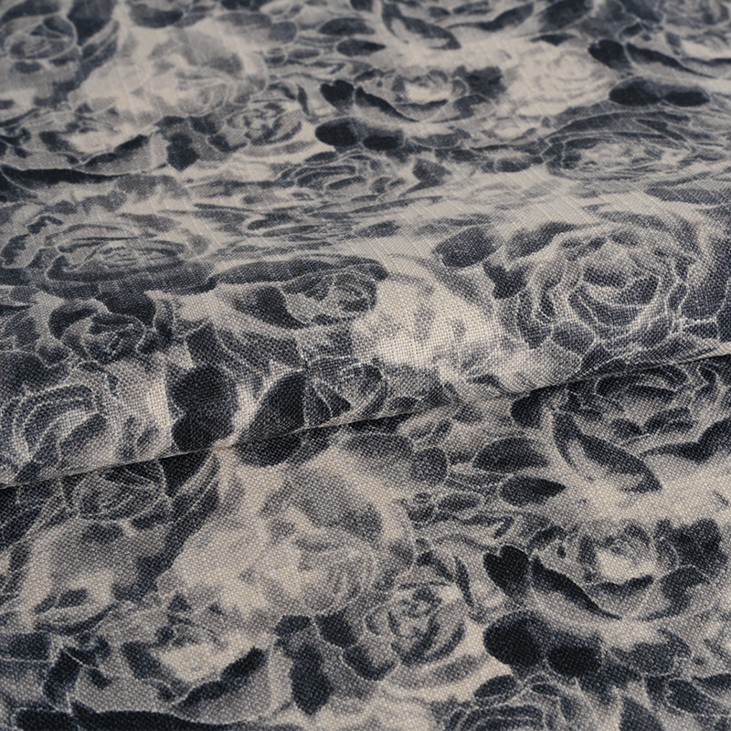 320D İç Giyim Gül Melanj Baskı Kumaş