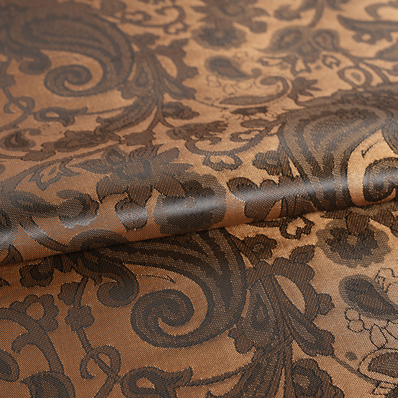 Polyester Taraklı Lavta Çiçek Jakarlı