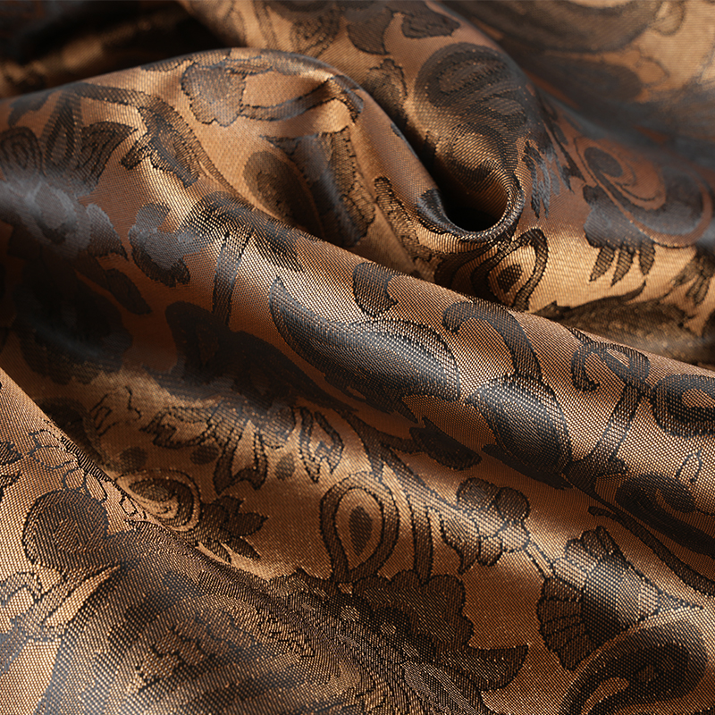 Polyester Taraklı Lavta Çiçek Jakarlı