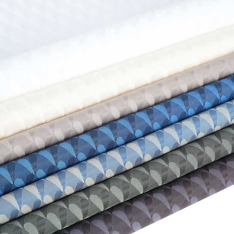 Polyester Katyonik İki Renkli Simetrik Love Jakarlı Boyama