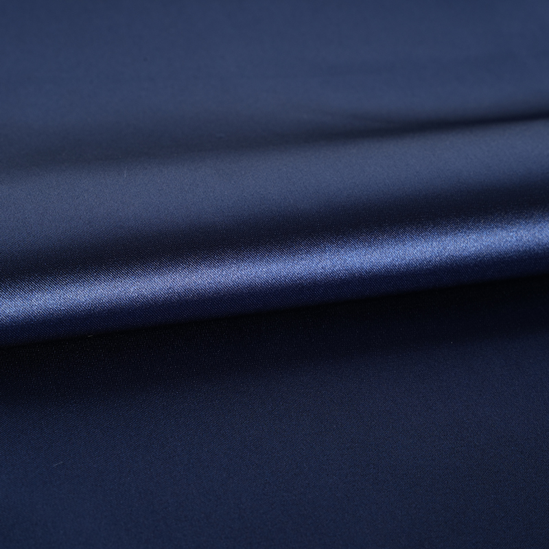 50D*50D Boyalı Parlak Bükümlü Streç Saten Boyama Kumaş