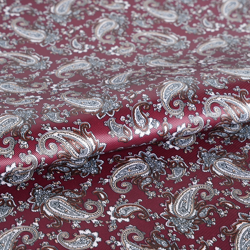 Polyester İmitasyon Rayon Yenidünya Çiçek Baskı Kumaşı