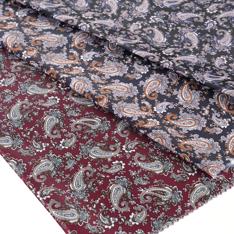 Polyester İmitasyon Rayon Yenidünya Çiçek Baskı Kumaşı