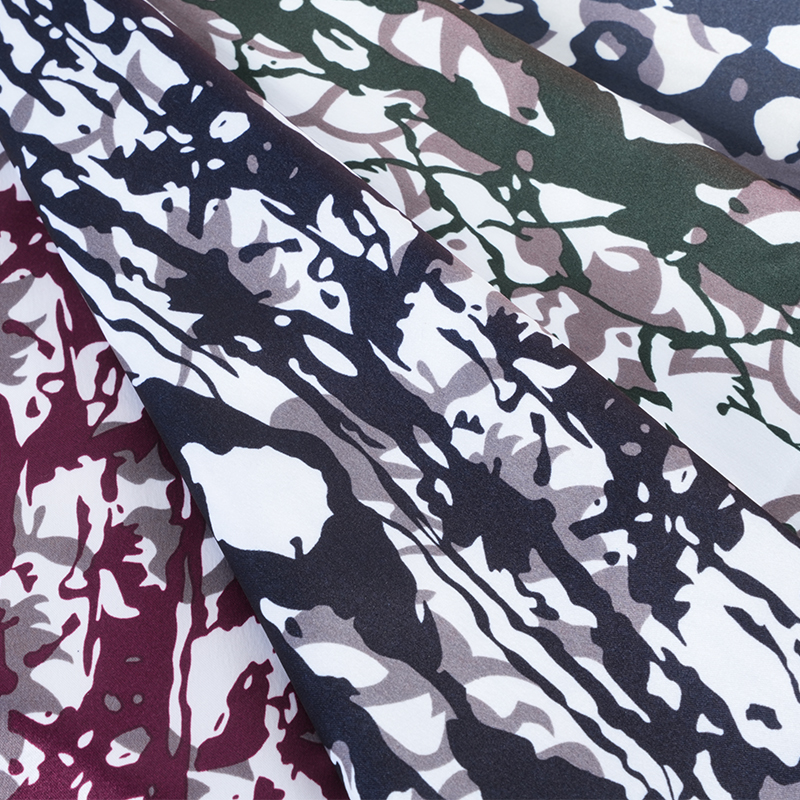 50/75 Mat Saten Graffiti Baskı Kumaş